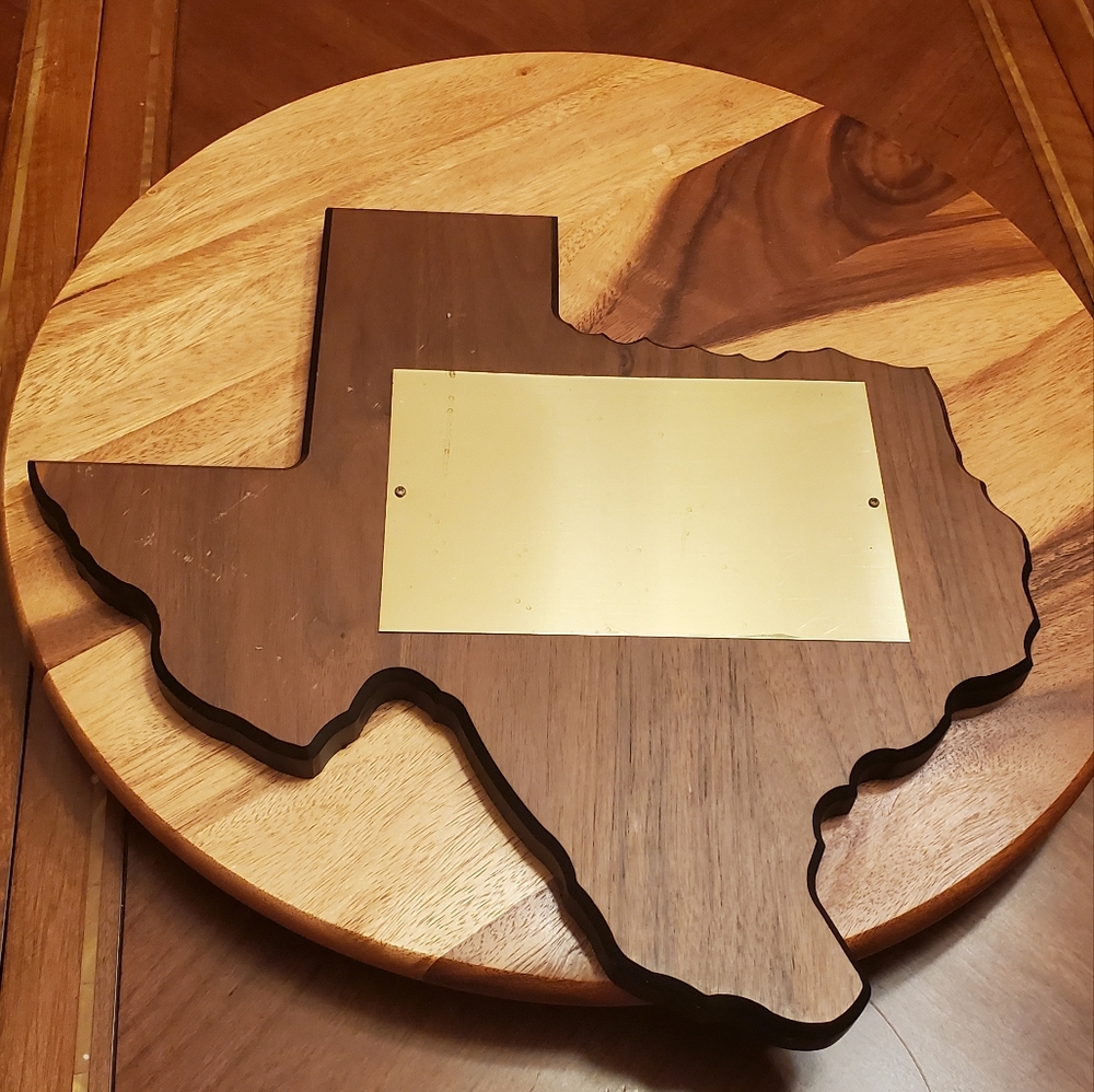 Texas Wooden Map - Picture 4 of 5